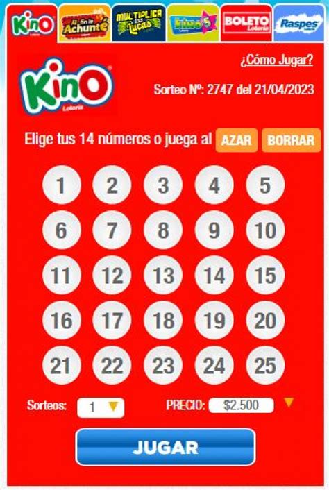 loteria.cl kino resultados numero de carton - revisar resultados de kino